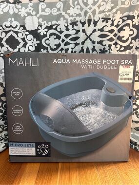 Aqua Massage Foot Spa with Bubble — Gray
